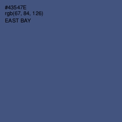 #43547E - East Bay Color Image